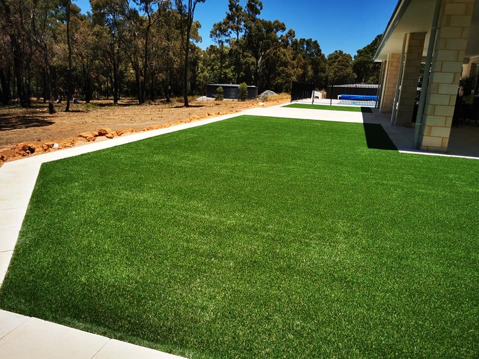 Large rural lawn