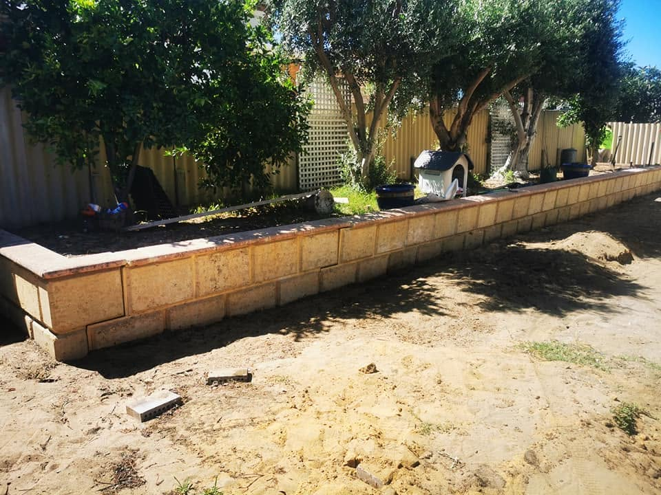 Before — cracked wall